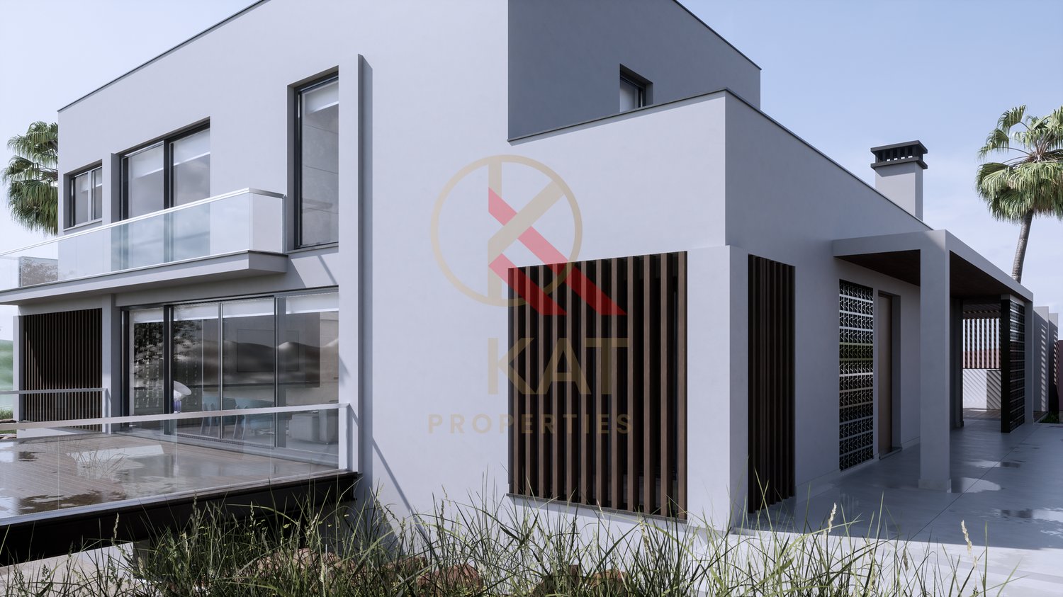 Moradia Contemporânea de Luxo T4 com Piscina e Vista Campo em Lagos, Algarve