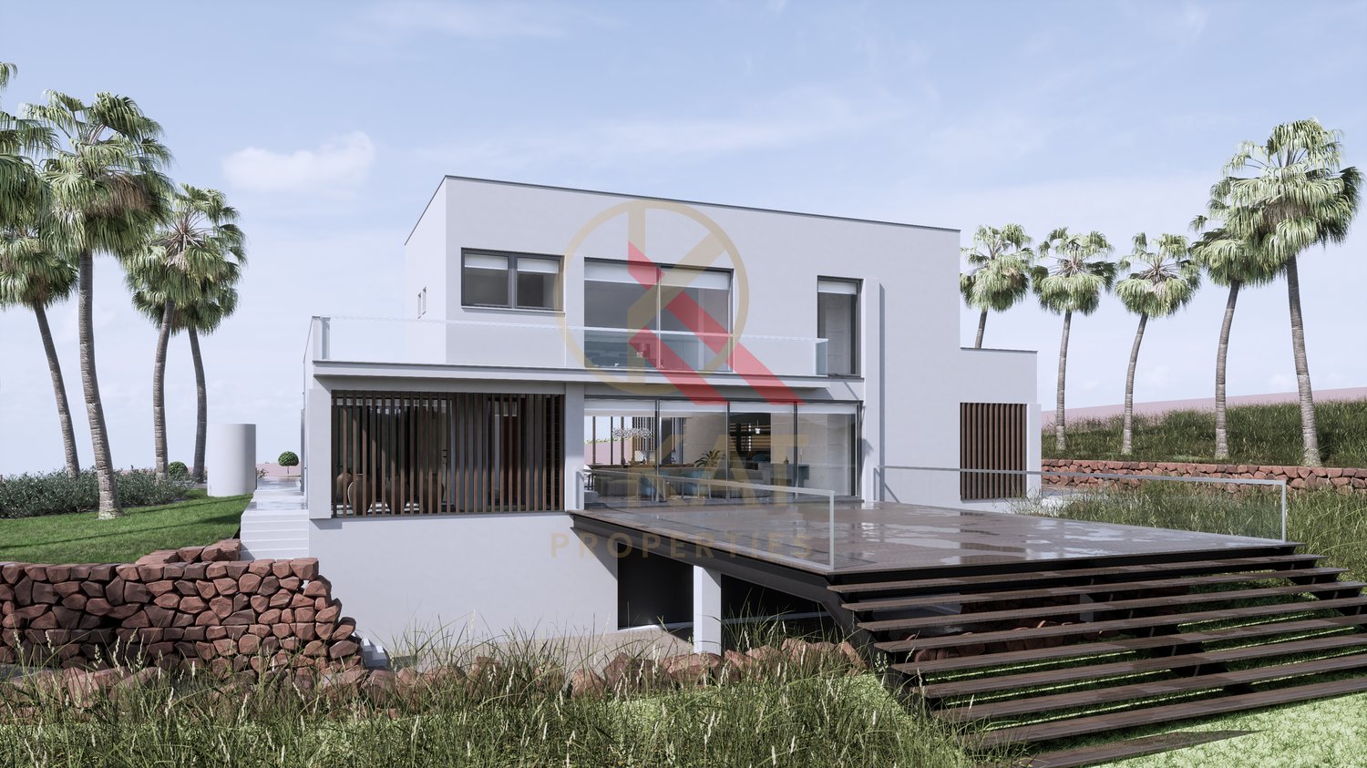 Moradia Contemporânea de Luxo T4 com Piscina e Vista Campo em Lagos, Algarve