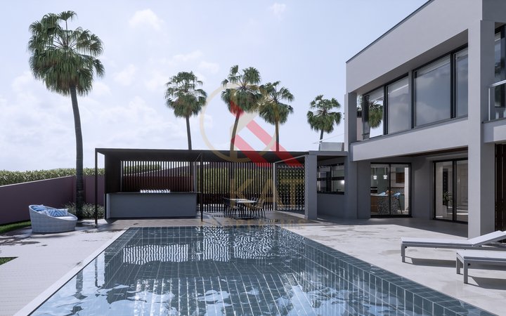 Moradia Contemporânea de Luxo T4 com Piscina e Vista Campo em Lagos, Algarve