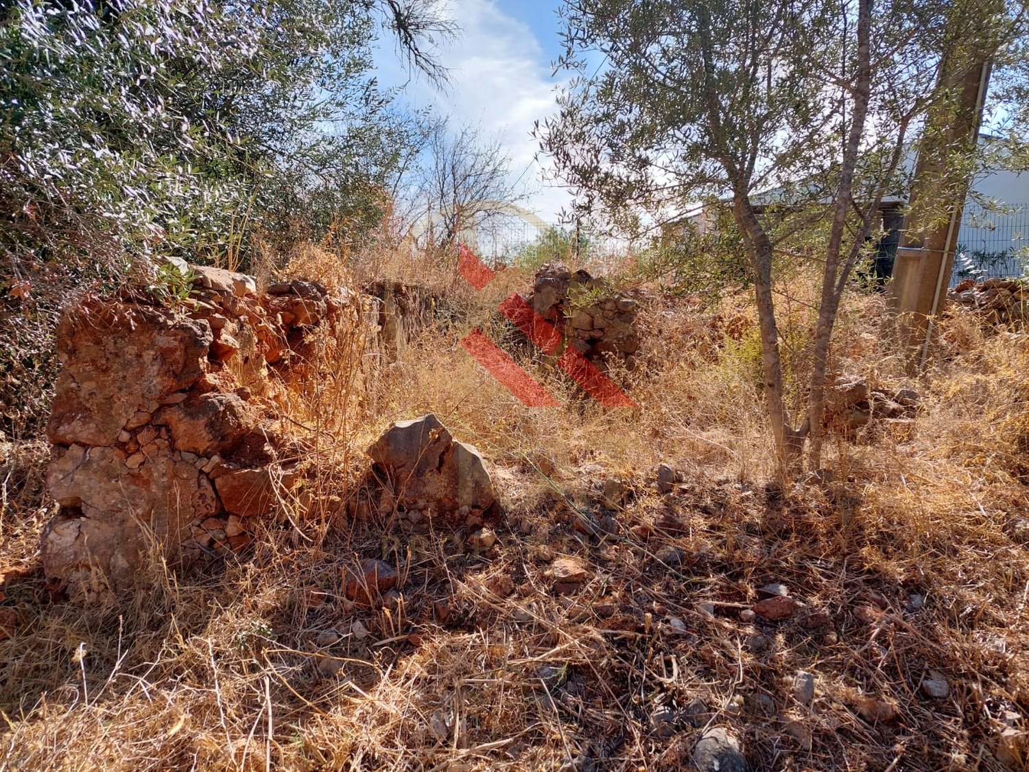 Casas (ruínas)  para reabilitar, inseridas num terreno misto em Santo Estevão (Silves), próximo da Barragem do Arade