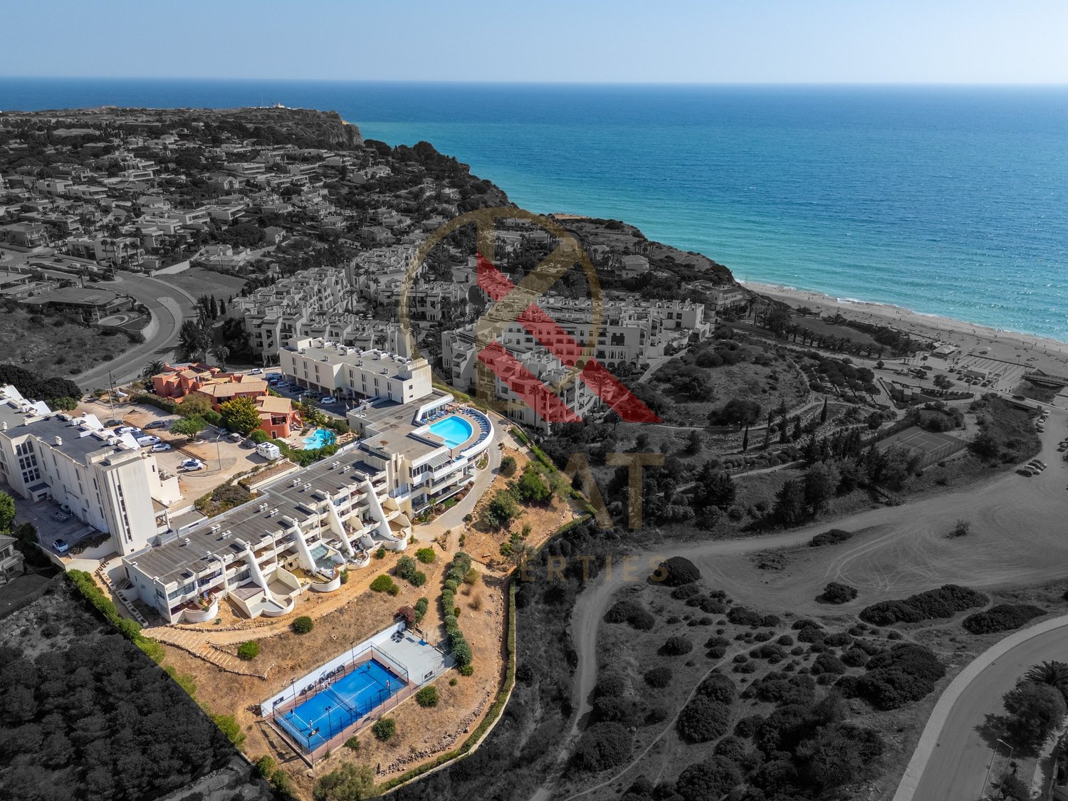 Apartamento T1 no Condomínio Magnólia Mar com Vista Mar em Lagos