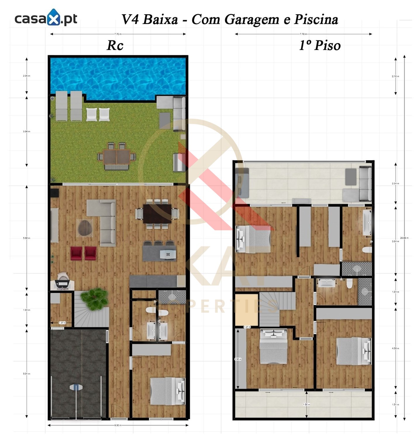 Lote de Terreno com 175m² – Projeto para Moradia T4 com Piscina | Duas Modalidades de Aquisição