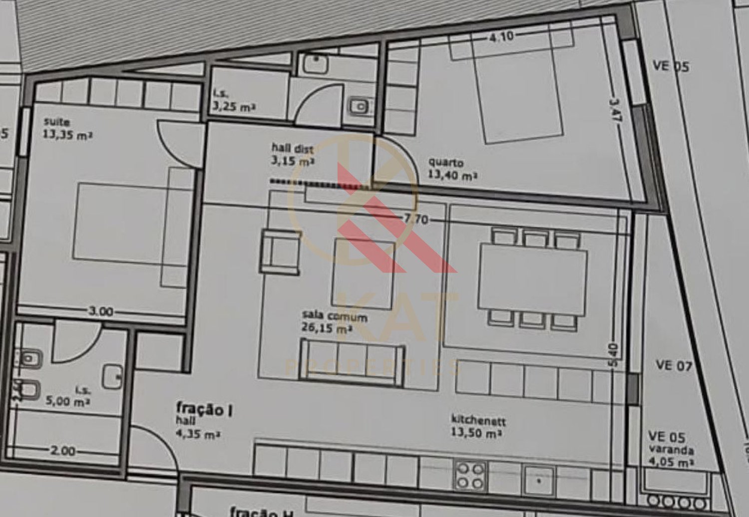 Apartamento T2 para venda em Olhão