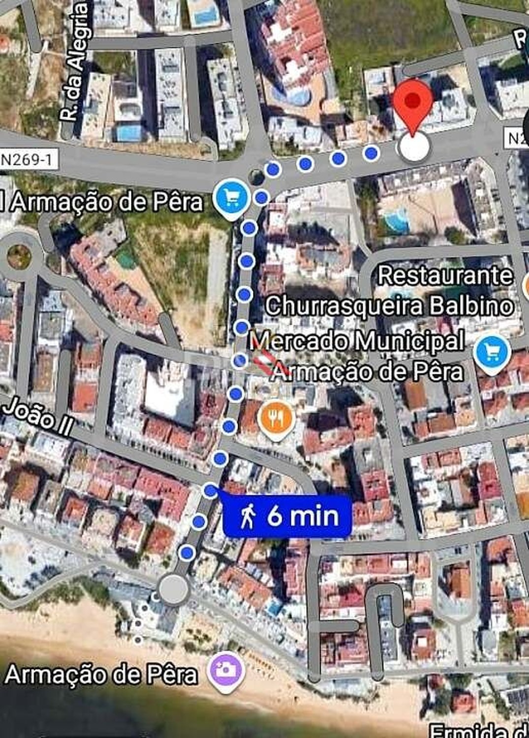  Apartamento T1 c/ Piscina, Garagem e Churrasqueira, próximo da praia 